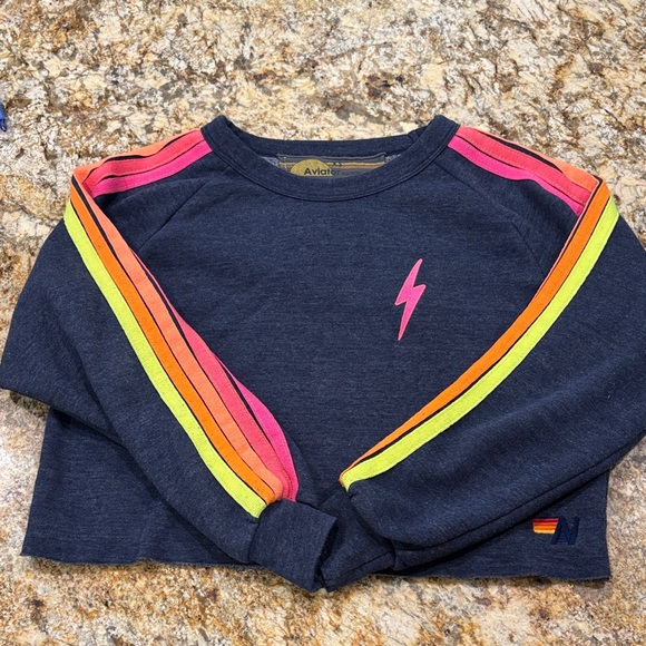 Aviator Nation Tops - Aviator Nation Classic Cropped Sweatshirt